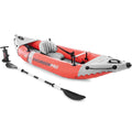 INTEX 68309EP Excursion Pro K2 Inflatable Kayak Set: Includes Deluxe 86in Kayak Paddles and High-Output Pump – SuperTough PVC – Adjustable Bucket Seat – 2-Person – 400lb Weight Capacity