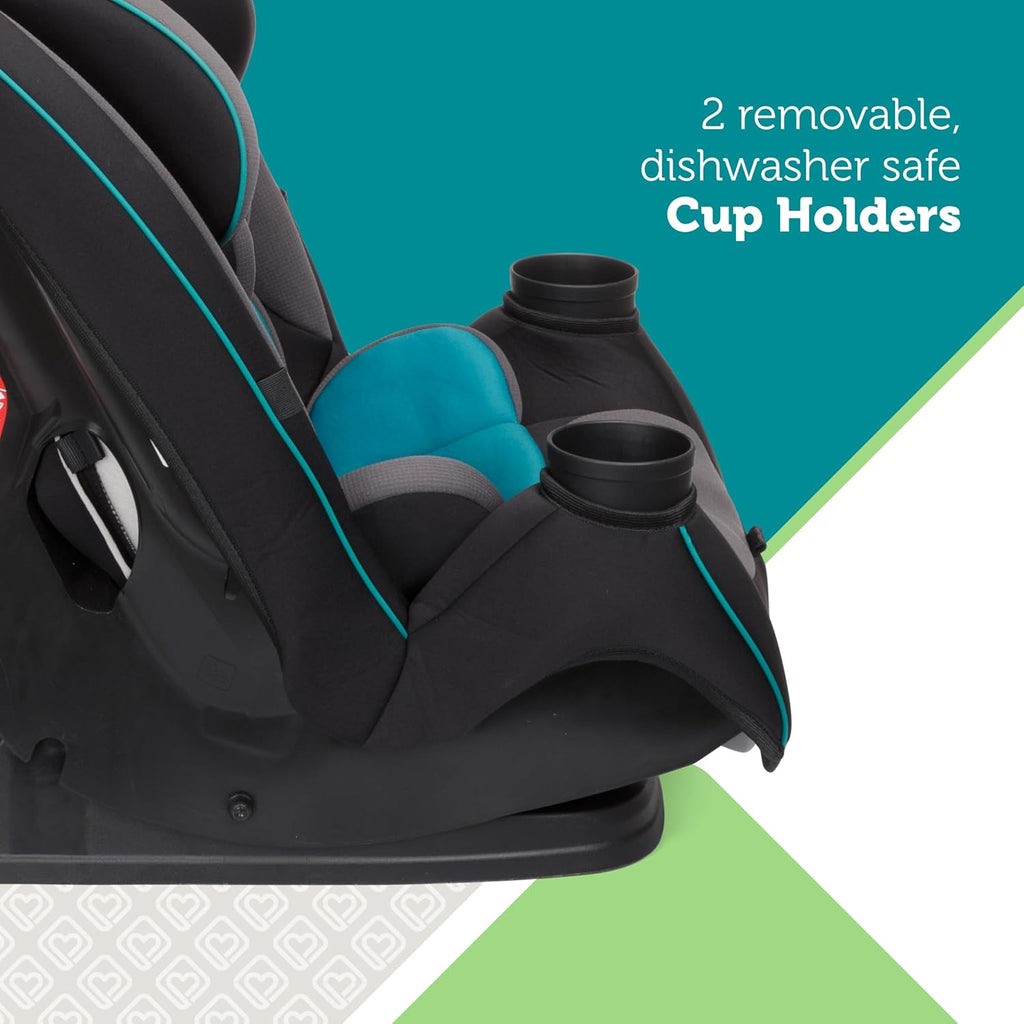 Safety 1st Grow and Go All-in-One Convertible Car Seat, Rear Facing, 5-40 lbs, Forward Facing (30–65 lbs), High Back Booster Seat 40-100 pounds