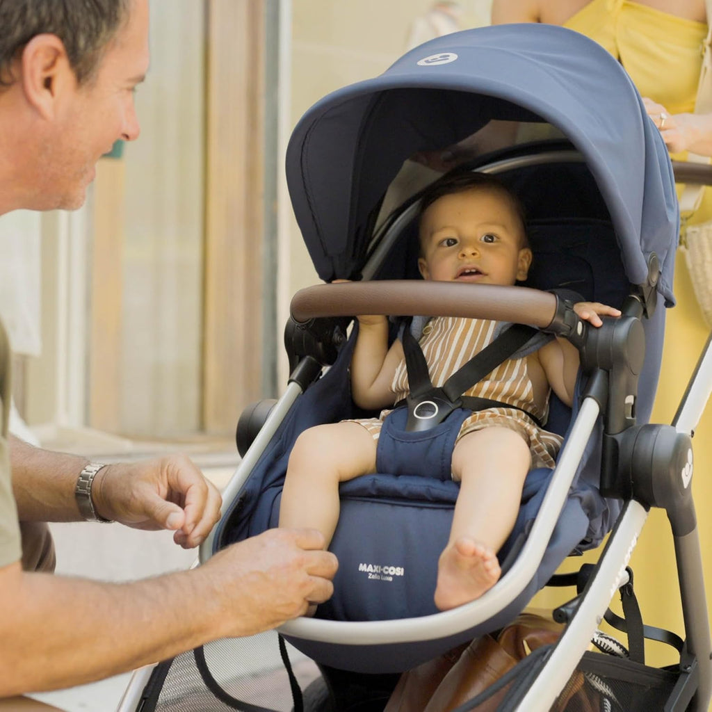 Maxi-Cosi Zelia 2 Luxe 5-in-1 Modular Travel System，Car Seat & Stroller